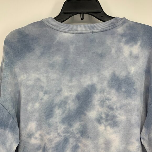 Beyond Yoga Pullover Day to Day Lounge Around Blue Tie Dye - Picture 11 of 12